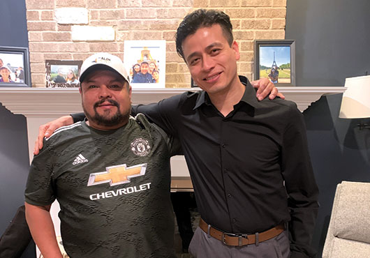 COO Guillermo Alcantar (left) and CEO Julio Luna, Founders of United Interior Contractors, LLC,  offer a 100% satisfaction guarantee on each drywall job.